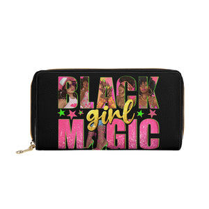 Black Girl Magic Zipper Wallet