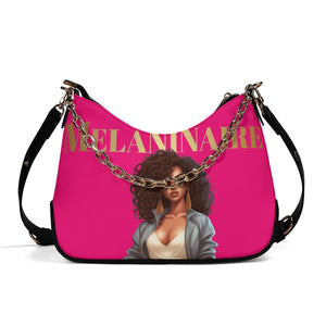 Melaninaire Cross-body Bag With Chain Decoration