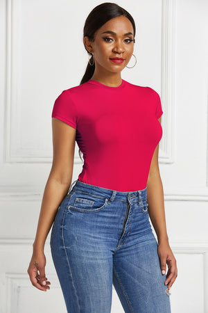 Rayna Knight Short Sleeve Bodysuit - The Ebonee Kouture Experience Handbag Shop