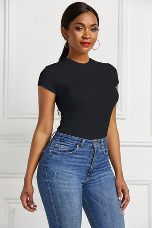 Rayna Knight Short Sleeve Bodysuit - The Ebonee Kouture Experience Handbag Shop