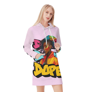 DOPE Womens Hoodie Dress - The Ebonee Kouture Experience Handbag Shop