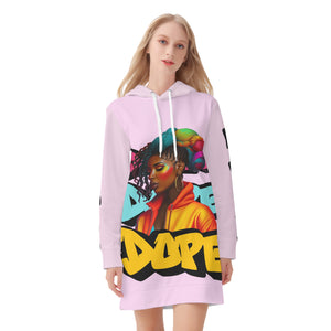 DOPE Womens Hoodie Dress - The Ebonee Kouture Experience Handbag Shop