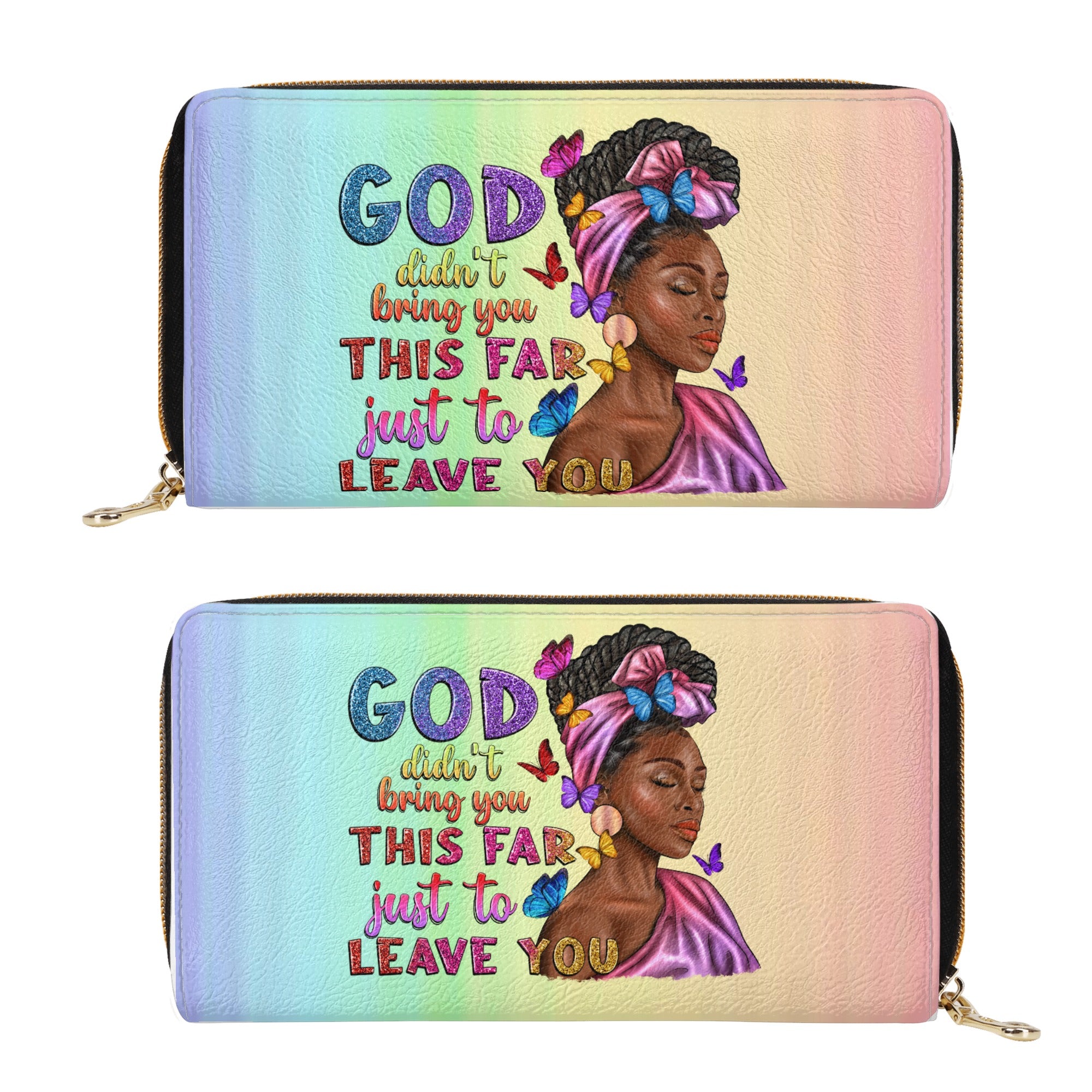 Faith Zipper Wallet - The Ebonee Kouture Experience Handbag Shop