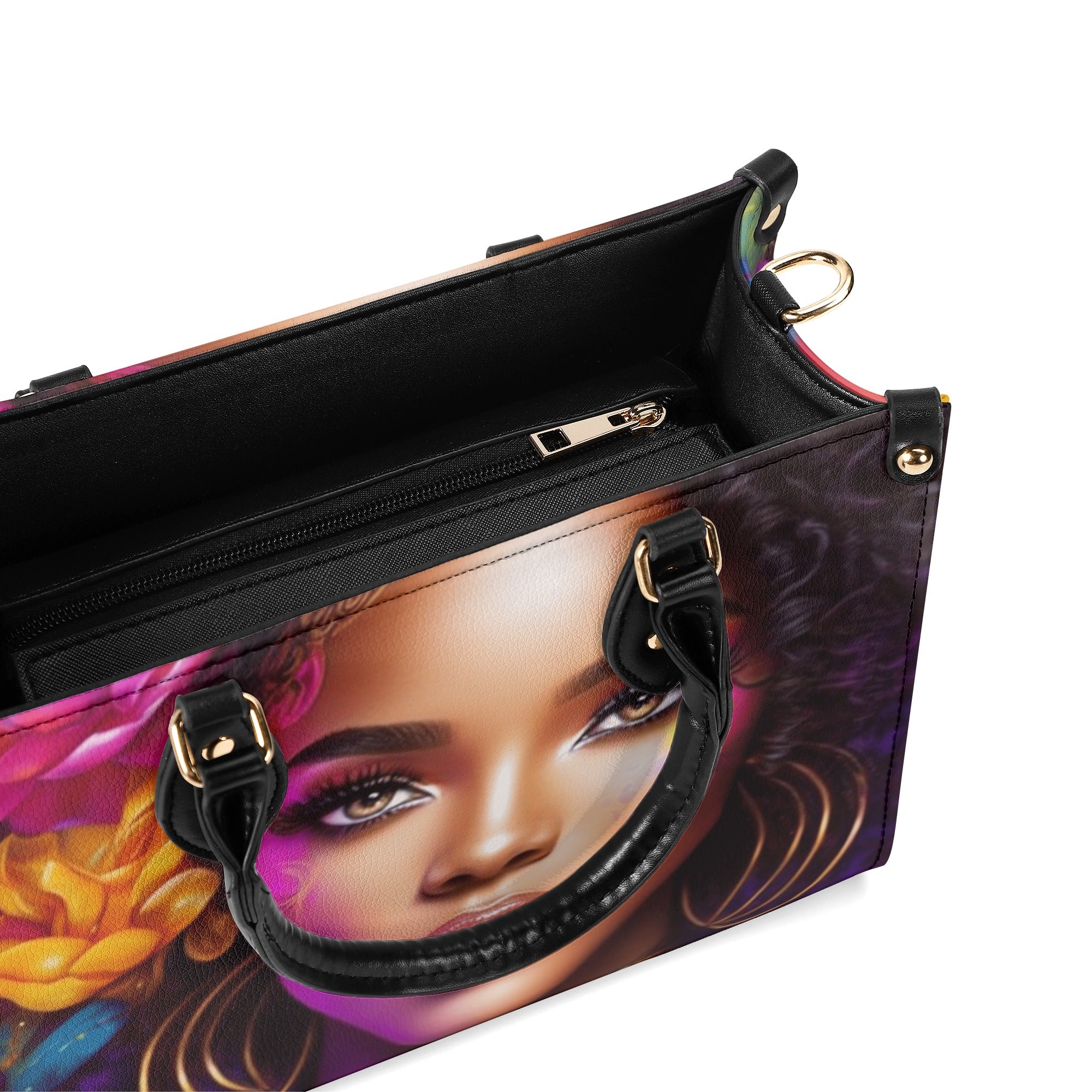 Flower Lady Luxury Handbag - The Ebonee Kouture Experience Handbag Shop