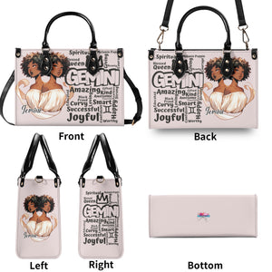 Gemini Zodiac Luxury Women Handbag