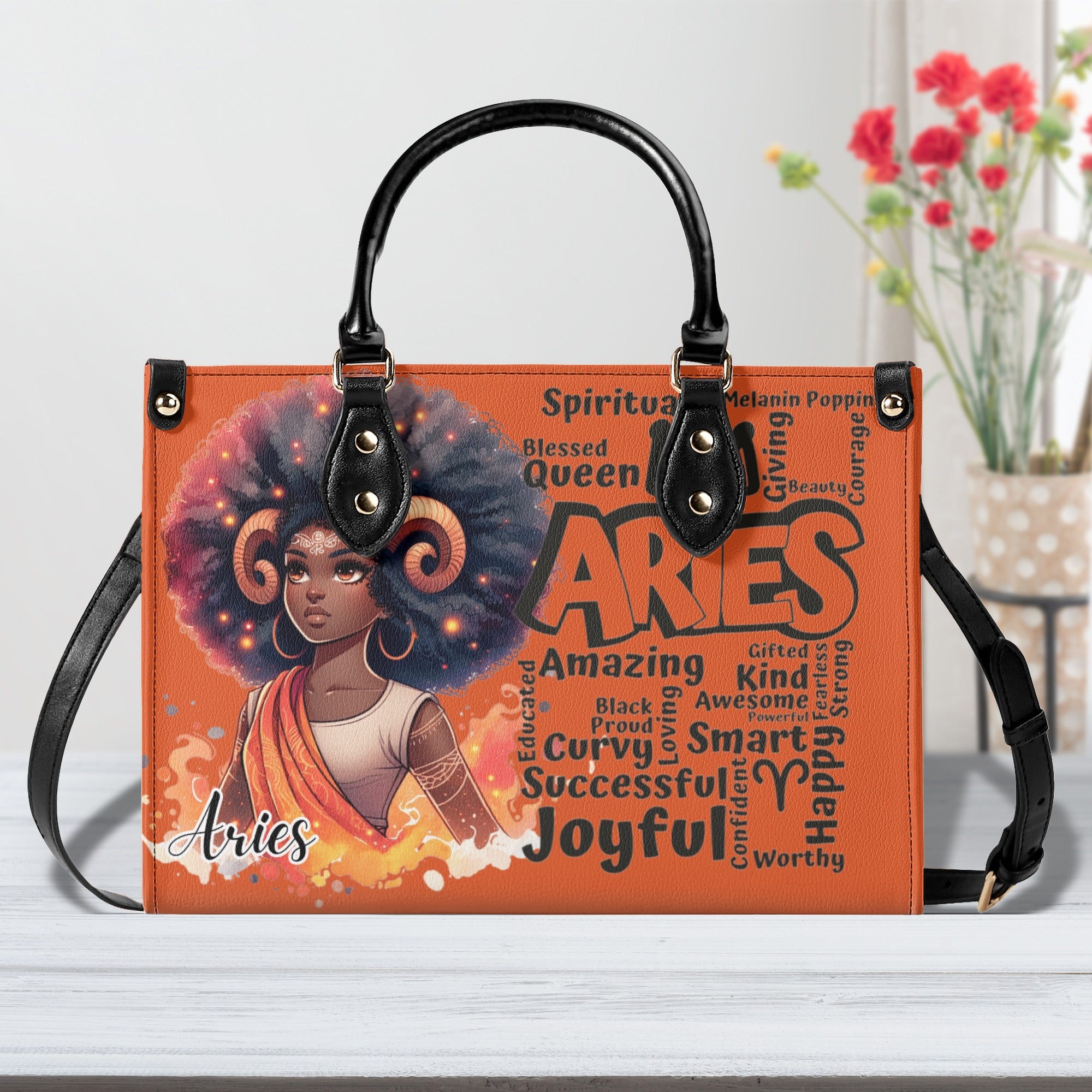 Aries Zodiac Luxury Handbag - The Ebonee Kouture Experience Handbag Shop