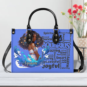 Aquarius Zodiac Luxury Handbag