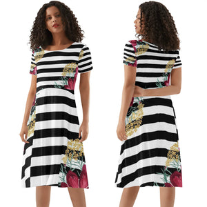 Beach Please Ruffle Dress - The Ebonee Kouture Experience Handbag Shop