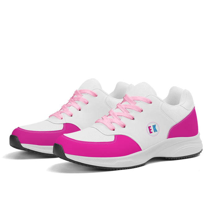 Pink Kisses Platform Athletic Shoes