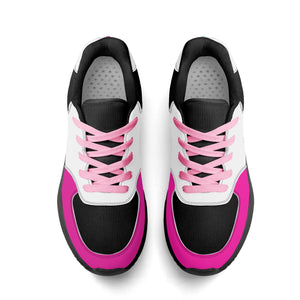 Pink Kisses Platform Athletic Shoes - The Ebonee Kouture Experience Handbag Shop