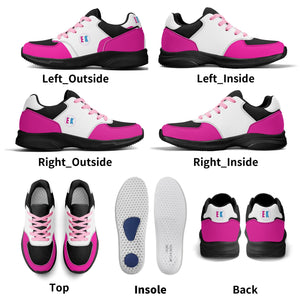 Pink Kisses Platform Athletic Shoes - The Ebonee Kouture Experience Handbag Shop