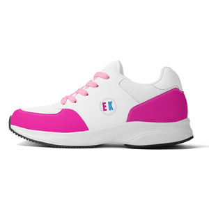 Pink Kisses Platform Athletic Shoes - The Ebonee Kouture Experience Handbag Shop