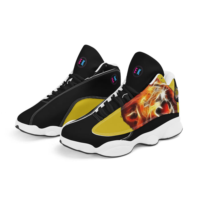 Bumblebee Leather Basketball Shoes