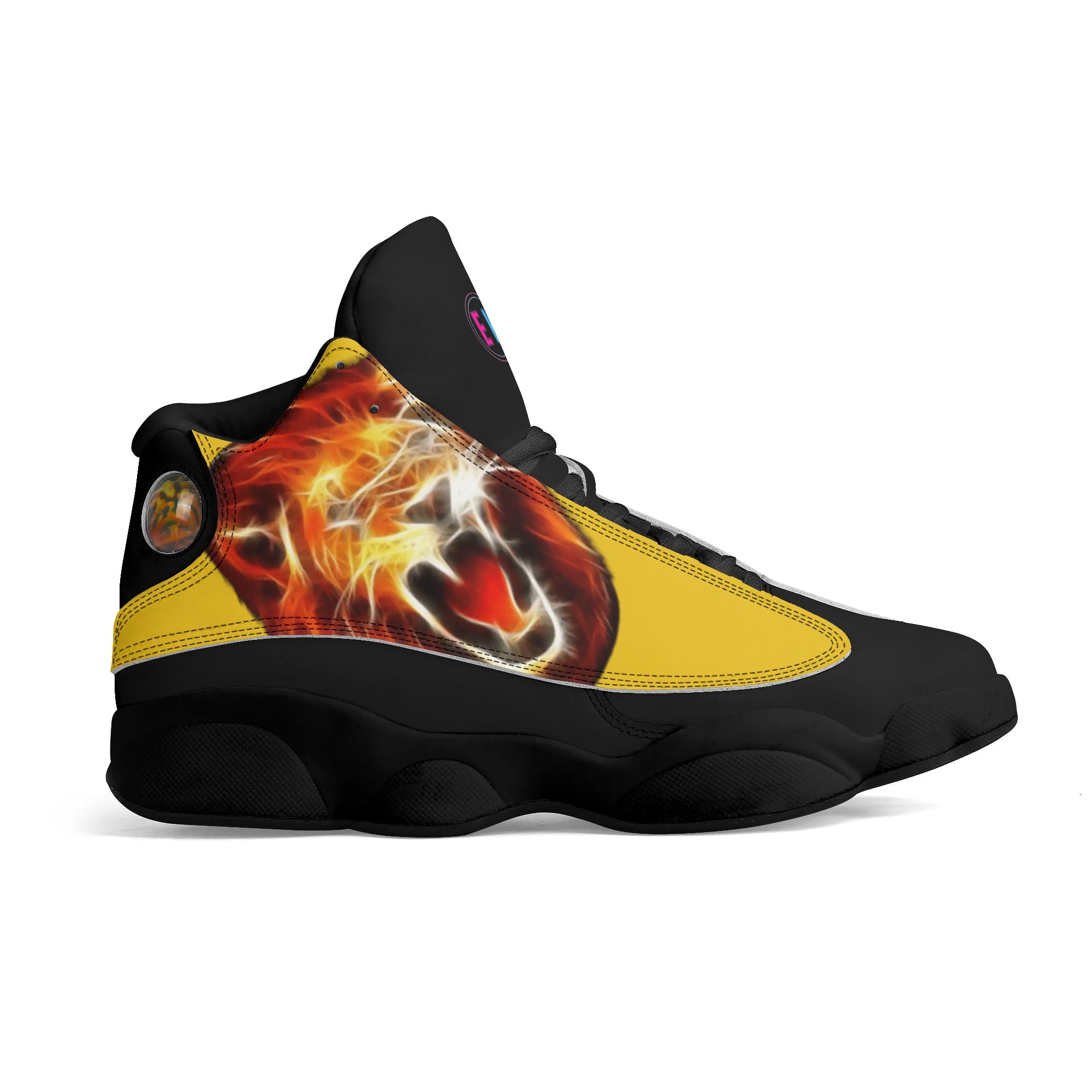 Bumblebee Leather Basketball Shoes - The Ebonee Kouture Experience Handbag Shop