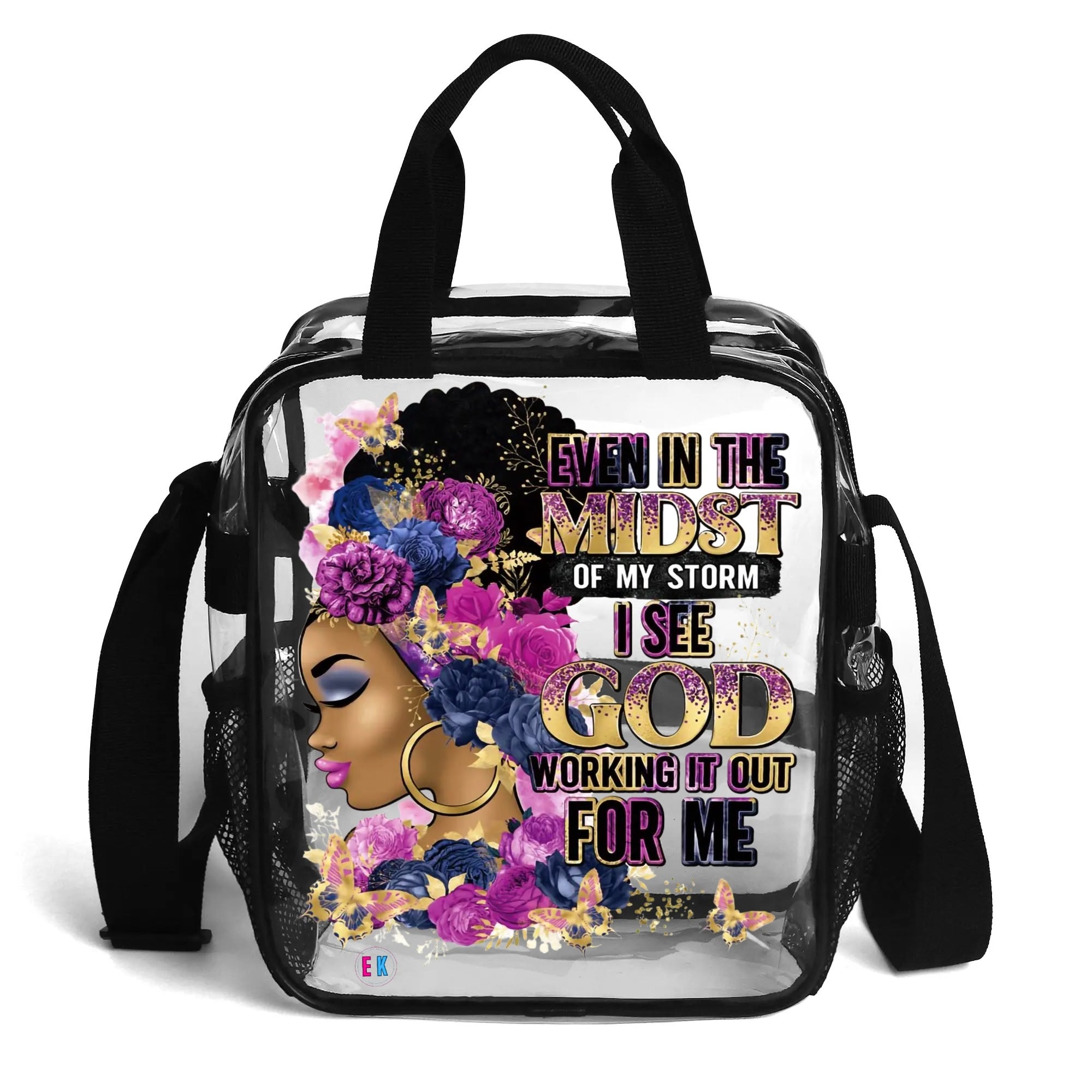 Midst Of The Storm Clear Waterproof Bag - The Ebonee Kouture Experience Handbag Shop