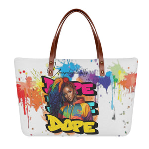 Dope Color Blot Tote Bag - The Ebonee Kouture Experience Handbag Shop