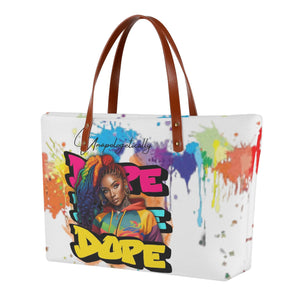 Dope Color Blot Tote Bag - The Ebonee Kouture Experience Handbag Shop