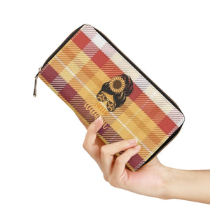 Hello Autumn Zipper Wallet - The Ebonee Kouture Experience Handbag Shop