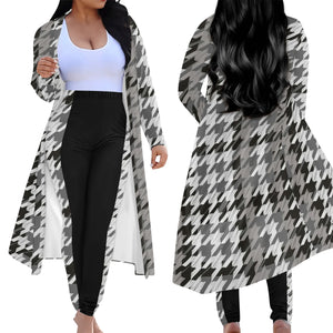 Shades Of Grey Cardigan and Leggings 2pc Set - The Ebonee Kouture Experience Handbag Shop