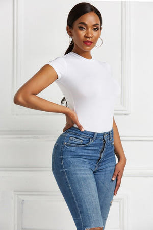 Rayna Knight Short Sleeve Bodysuit - The Ebonee Kouture Experience Handbag Shop