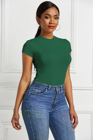 Rayna Knight Short Sleeve Bodysuit - The Ebonee Kouture Experience Handbag Shop