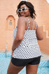 Polka Dot Layered Swim Top - The Ebonee Kouture Experience Handbag Shop