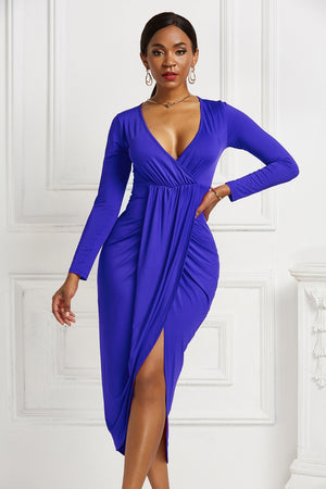 Get Ruche’ Ruched Dress - The Ebonee Kouture Experience Handbag Shop