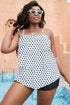 Polka Dot Layered Swim Top - The Ebonee Kouture Experience Handbag Shop