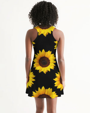 Sunflower Racerback Dress - The Ebonee Kouture Experience Handbag Shop