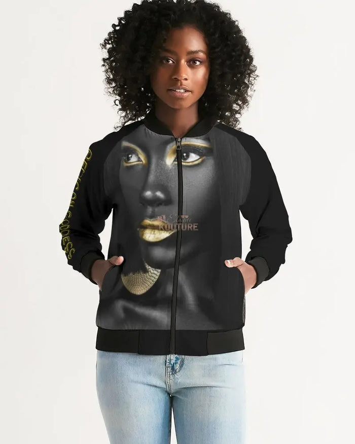 African Goddess Women's Bomber Jacket