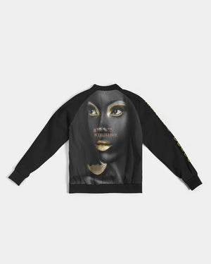 African Goddess Women's Bomber Jacket - The Ebonee Kouture Experience Handbag Shop