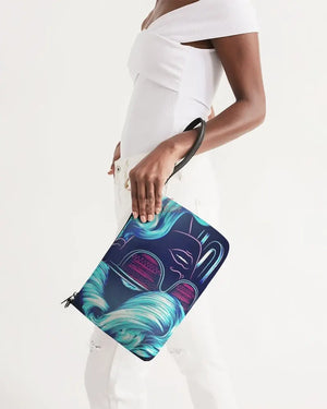 Aqua Girl Clutch Pouch - The Ebonee Kouture Experience Handbag Shop