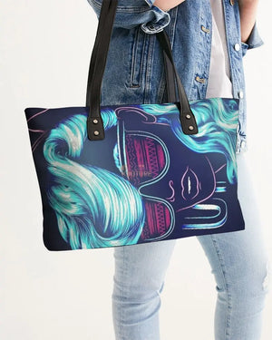 Aqua Girl Stylish Tote - The Ebonee Kouture Experience Handbag Shop