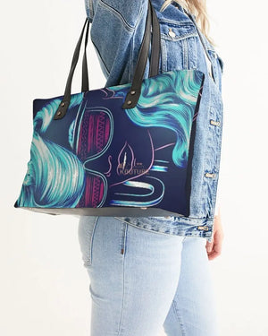 Aqua Girl Stylish Tote - The Ebonee Kouture Experience Handbag Shop