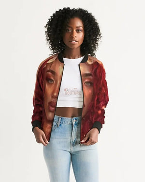 Aries Goddess Women's Bomber Jacket - The Ebonee Kouture Experience Handbag Shop