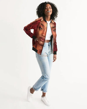 Aries Goddess Women's Bomber Jacket - The Ebonee Kouture Experience Handbag Shop