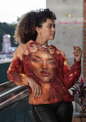 Aries Goddess Women's Hoodie - The Ebonee Kouture Experience Handbag Shop