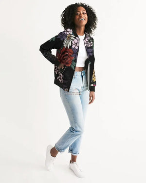 Bed of Roses Women's Bomber Jacket Janae's Closet Boutique Shop