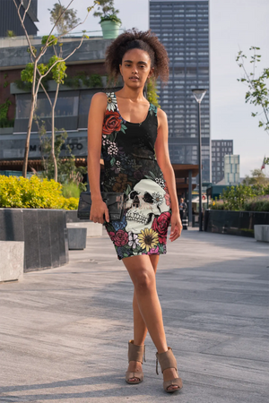 Bed of Roses Women's Midi Bodycon Dress Janae's Closet Boutique Shop