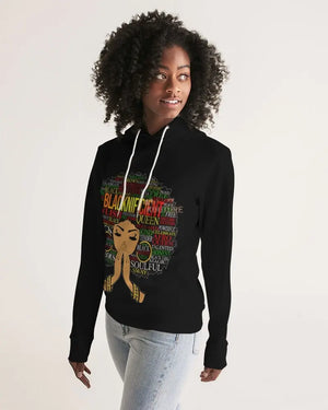 Blacknificent Women's Hoodie - The Ebonee Kouture Experience Handbag Shop