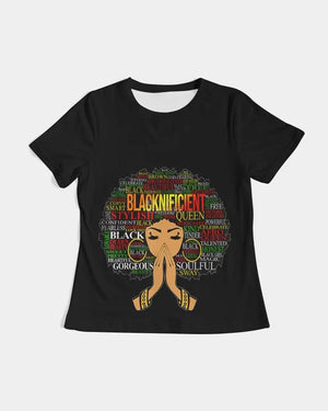 Blacknificent Women's Tee - The Ebonee Kouture Experience Handbag Shop