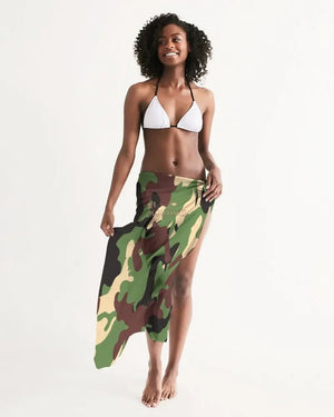 Camouflage  Swim Cover Up - The Ebonee Kouture Experience Handbag Shop