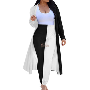 Day & Night Cardigan and Leggings 2pcs - The Ebonee Kouture Experience Handbag Shop