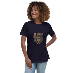 God Says I Am Relaxed T-Shirt - The Ebonee Kouture Experience Handbag Shop