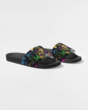 Graffiti Queen Slides Women's Slide Sandal - The Ebonee Kouture Experience Handbag Shop