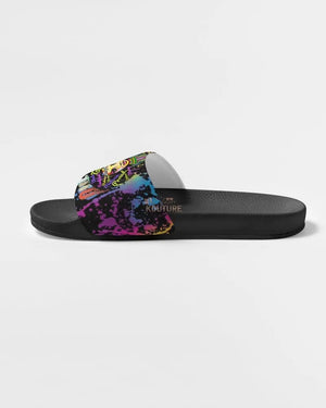 Graffiti Queen Slides Women's Slide Sandal - The Ebonee Kouture Experience Handbag Shop