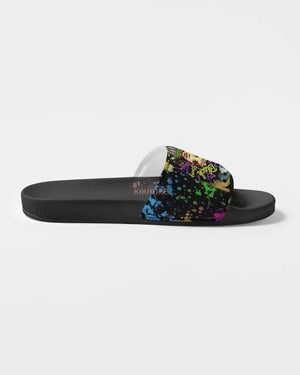 Graffiti Queen Slides Women's Slide Sandal - The Ebonee Kouture Experience Handbag Shop