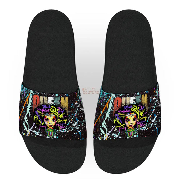 Graffiti Queen Women's Slides