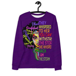 I Am the Storm Sweatshirt - The Ebonee Kouture Experience Handbag Shop