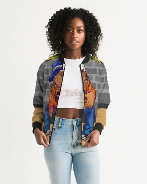 Lil' Mama Women's Bomber Jacket - The Ebonee Kouture Experience Handbag Shop